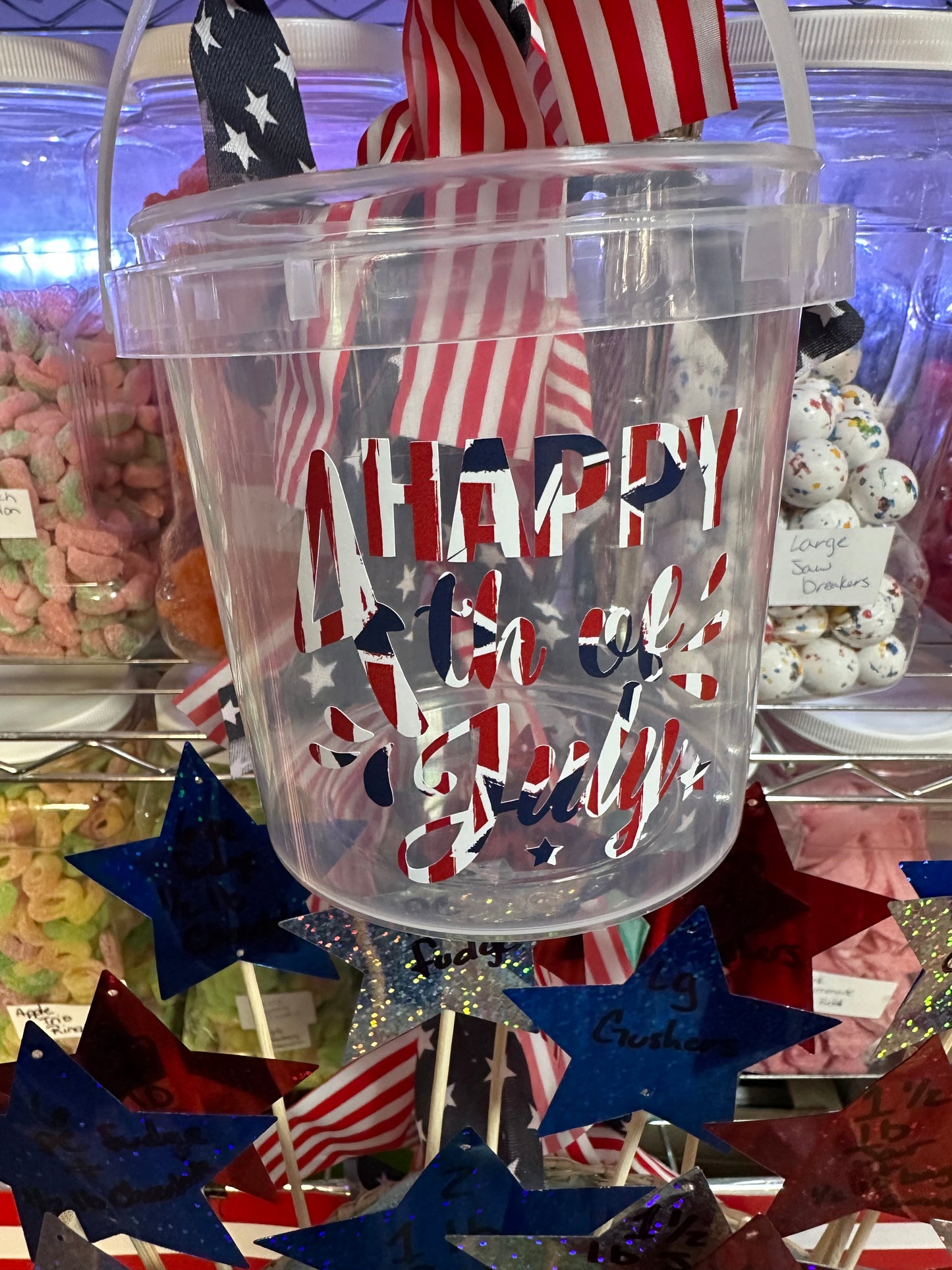 1 1/2 lb Summer and 4th of July Buckets
