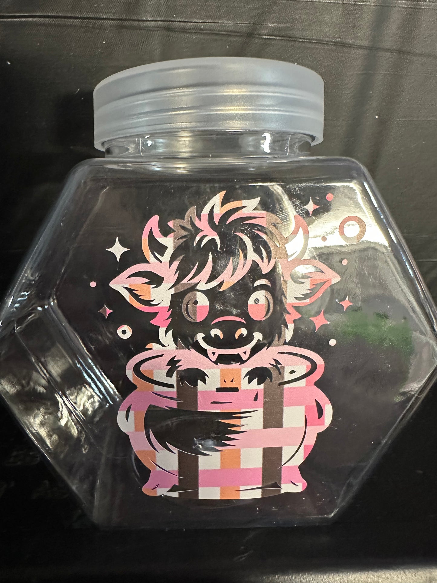 1 lb Hexagon Jar
