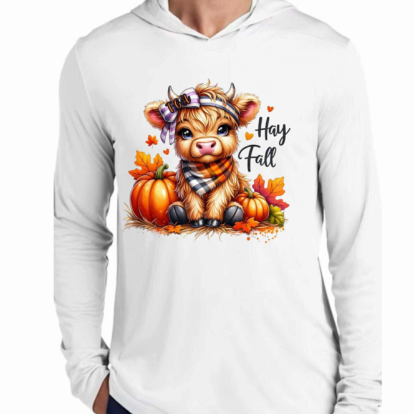 PRE-ORDER: Fall Highland Cow TGH Long Sleeve Shirt