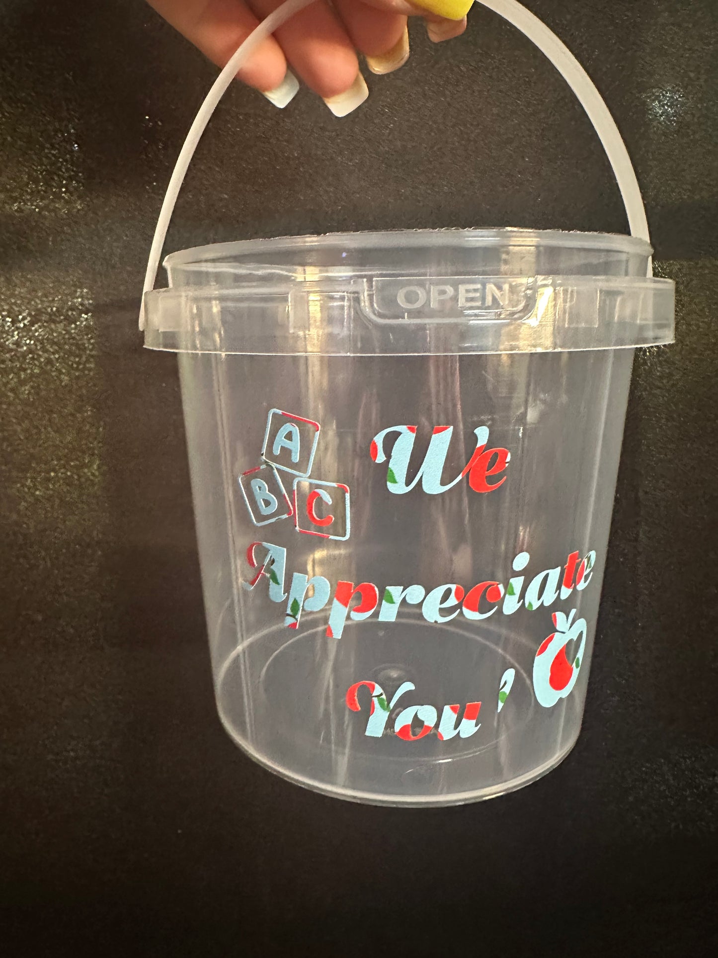 1 1/2lb Teacher Appreciation Bucket