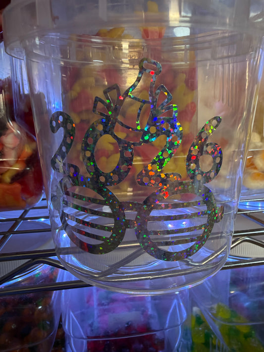 1 1/2 lb New Year 2026 Gummy Bucket