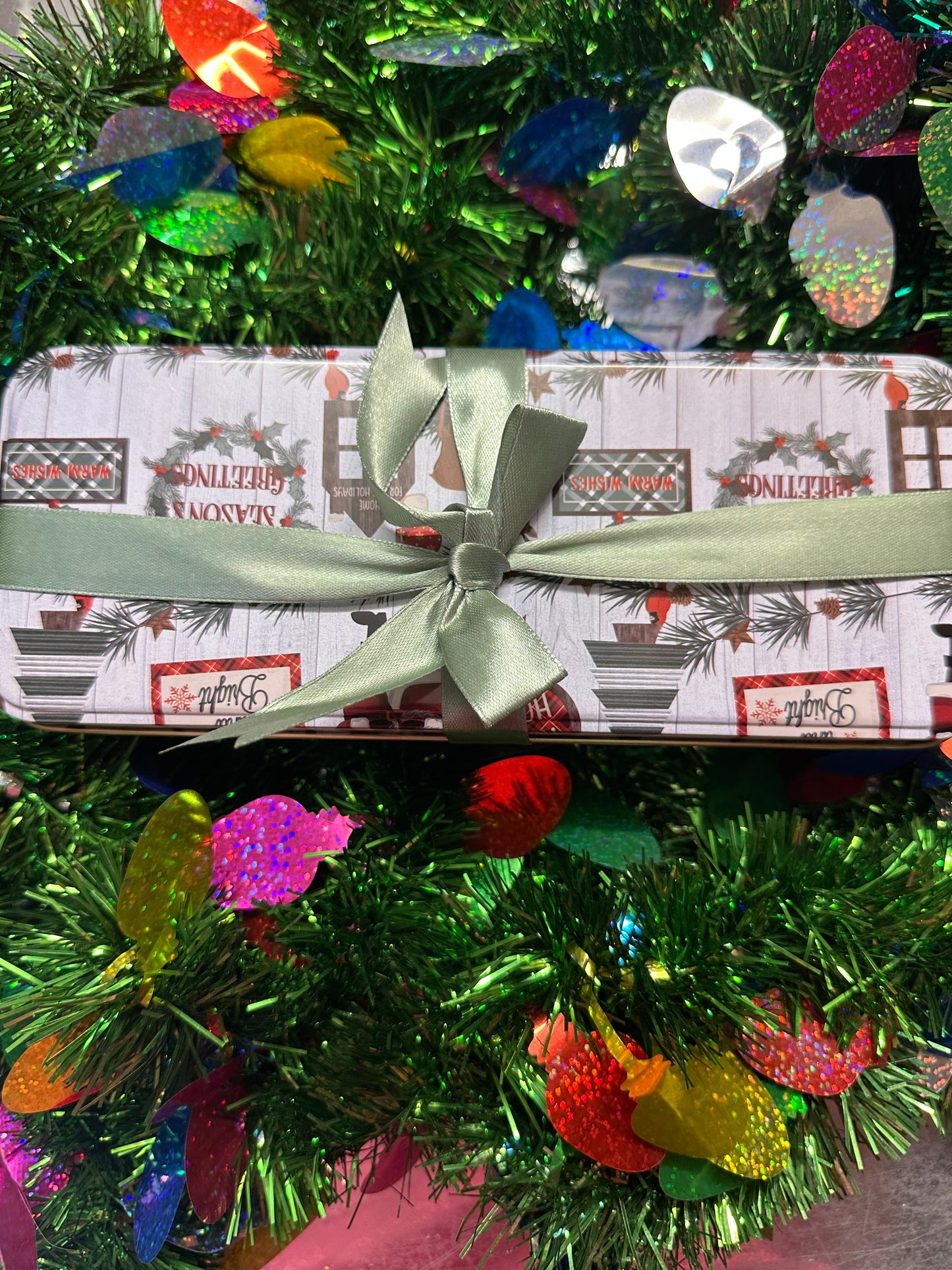 Christmas Snack Tins