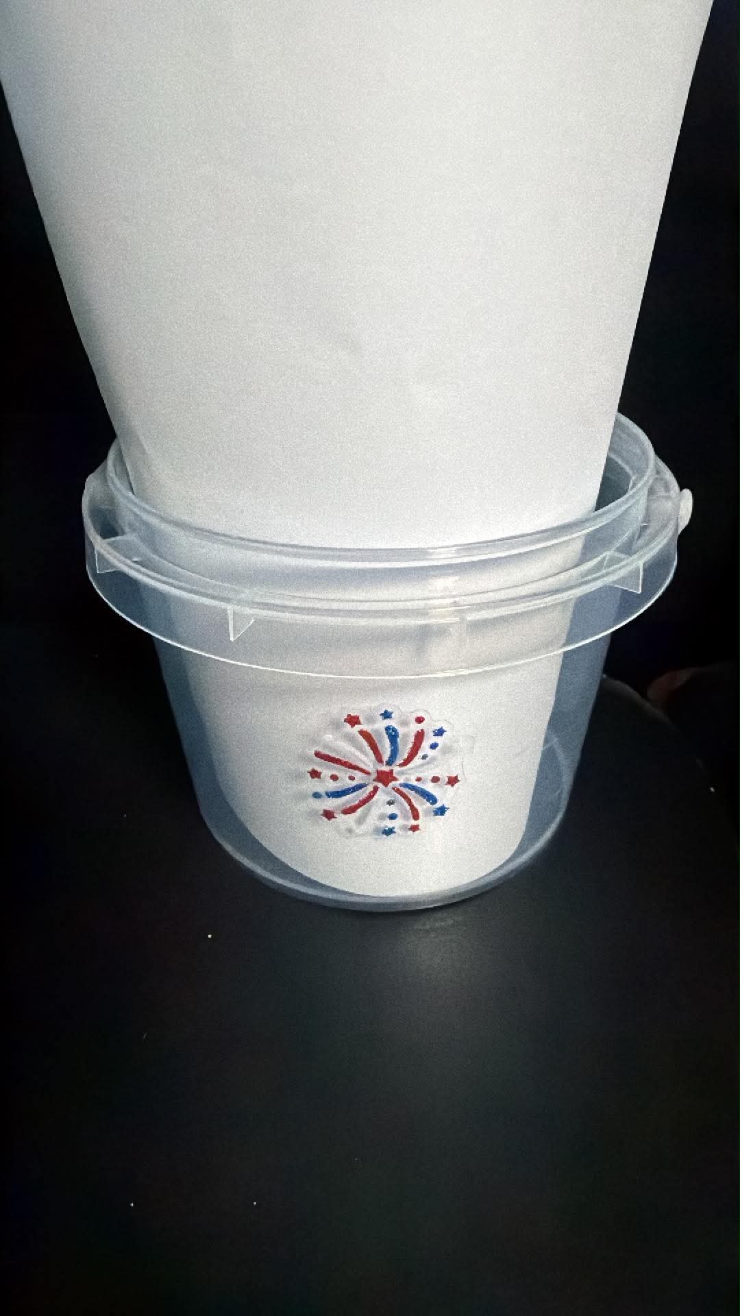 Summer and 4th of July Bursts Tester Buckets