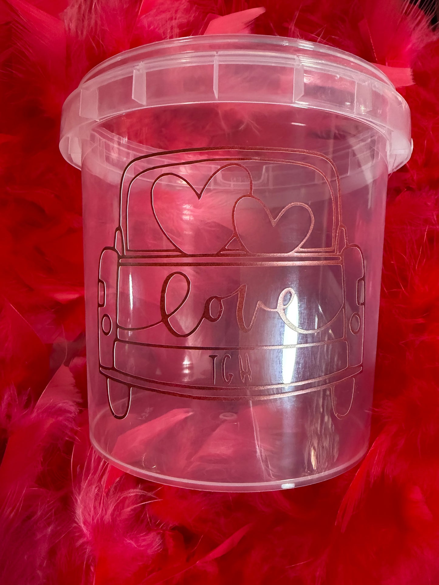 1 1/2 lb Valentine Gummy Bucket