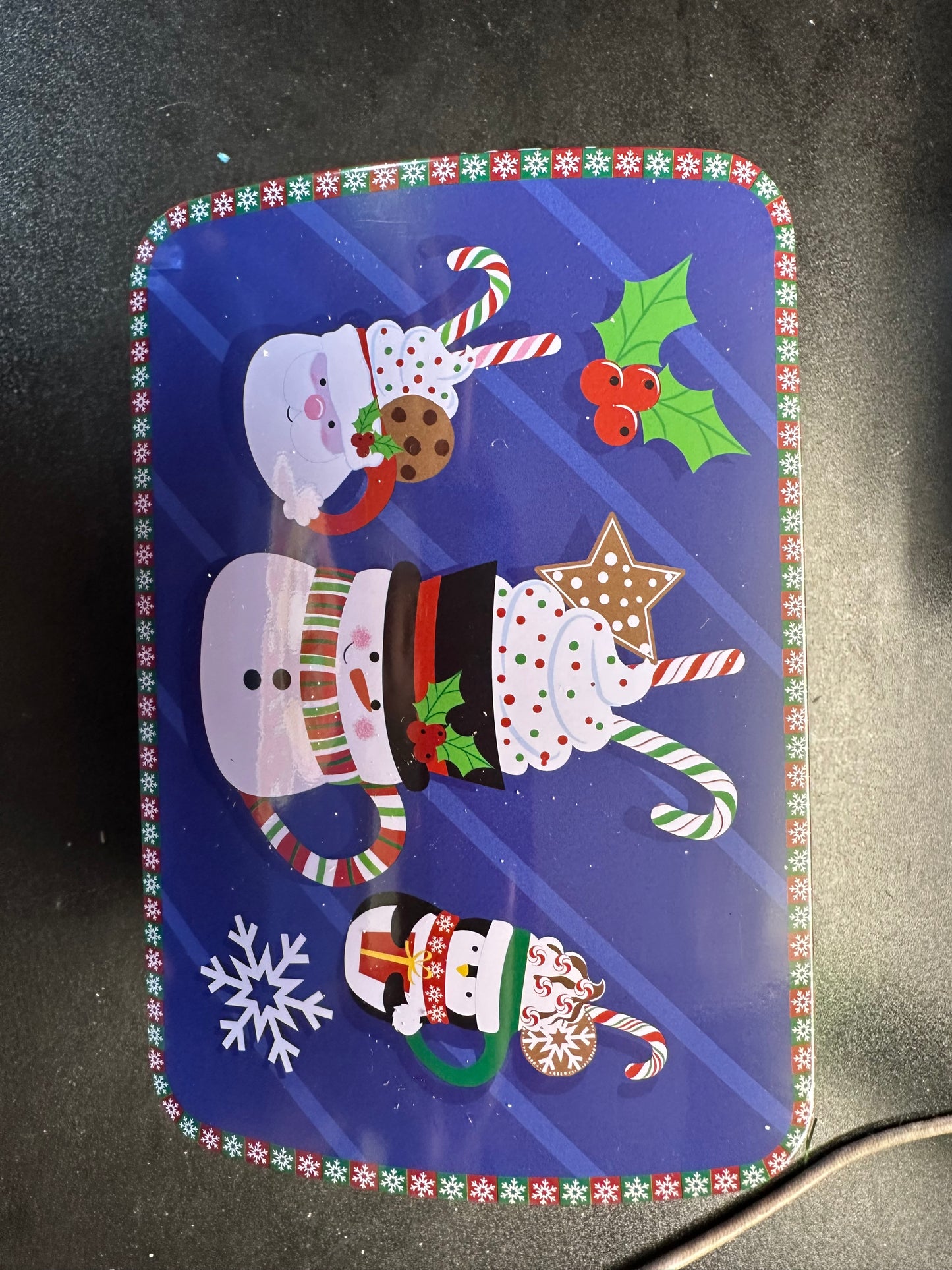 Christmas Snack Tins