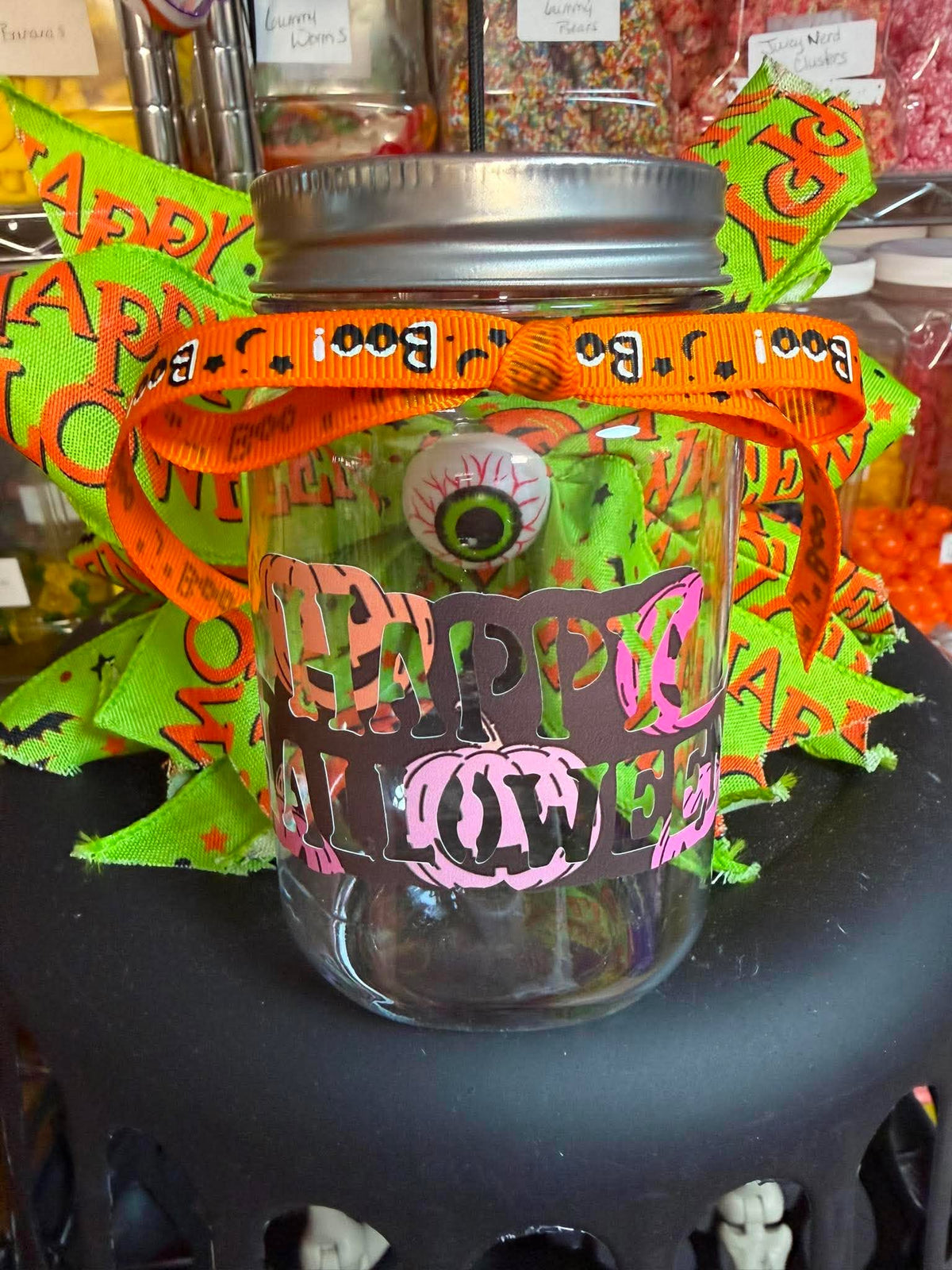 Halloween Gummy Jars
