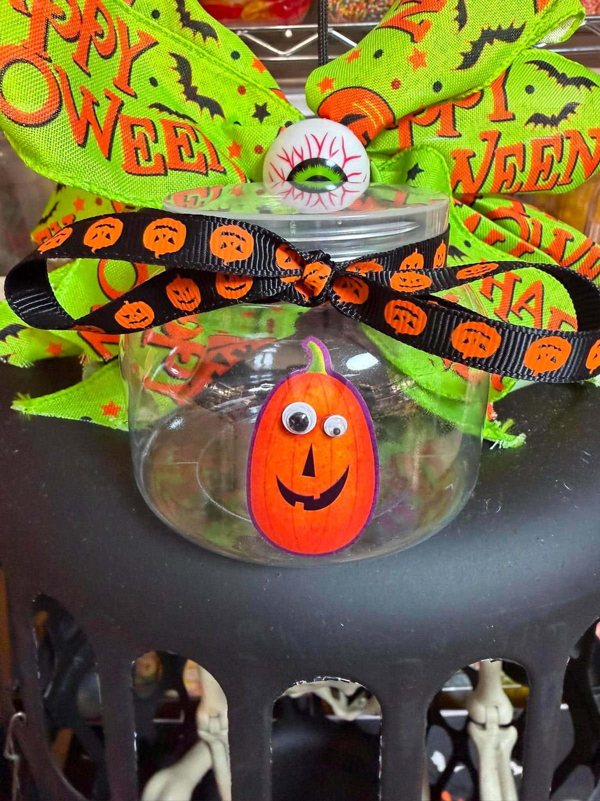 Halloween Gummy Jars
