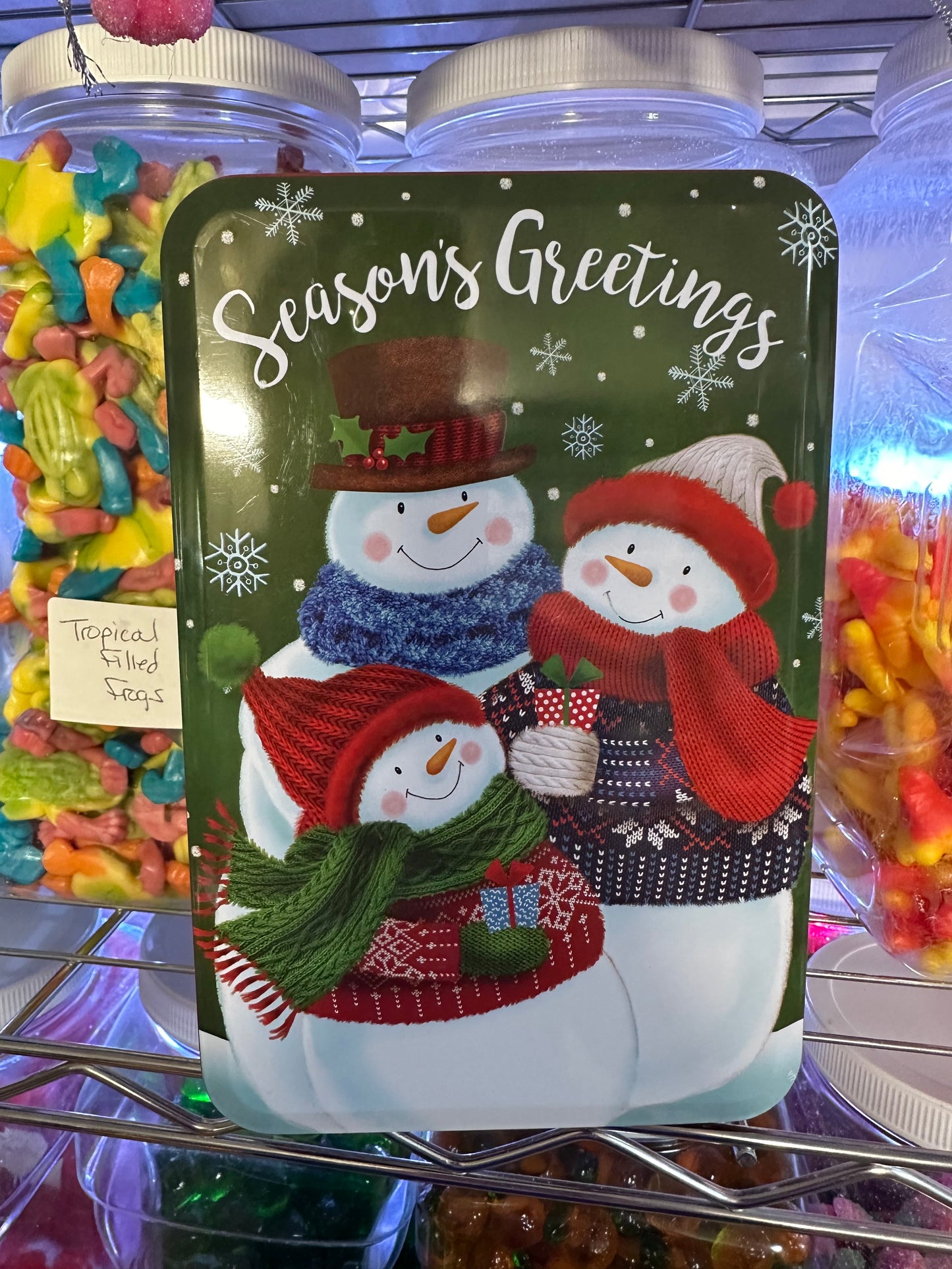 Christmas Snack Tins