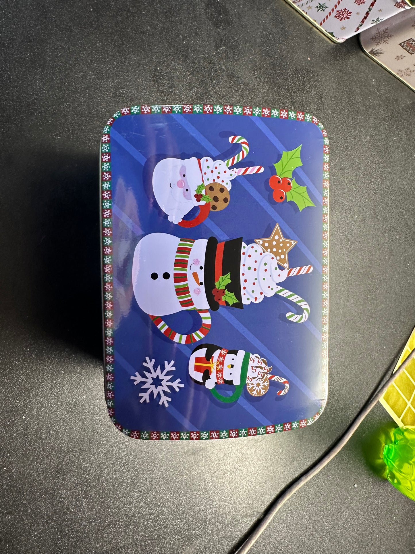 Christmas Snack Tins