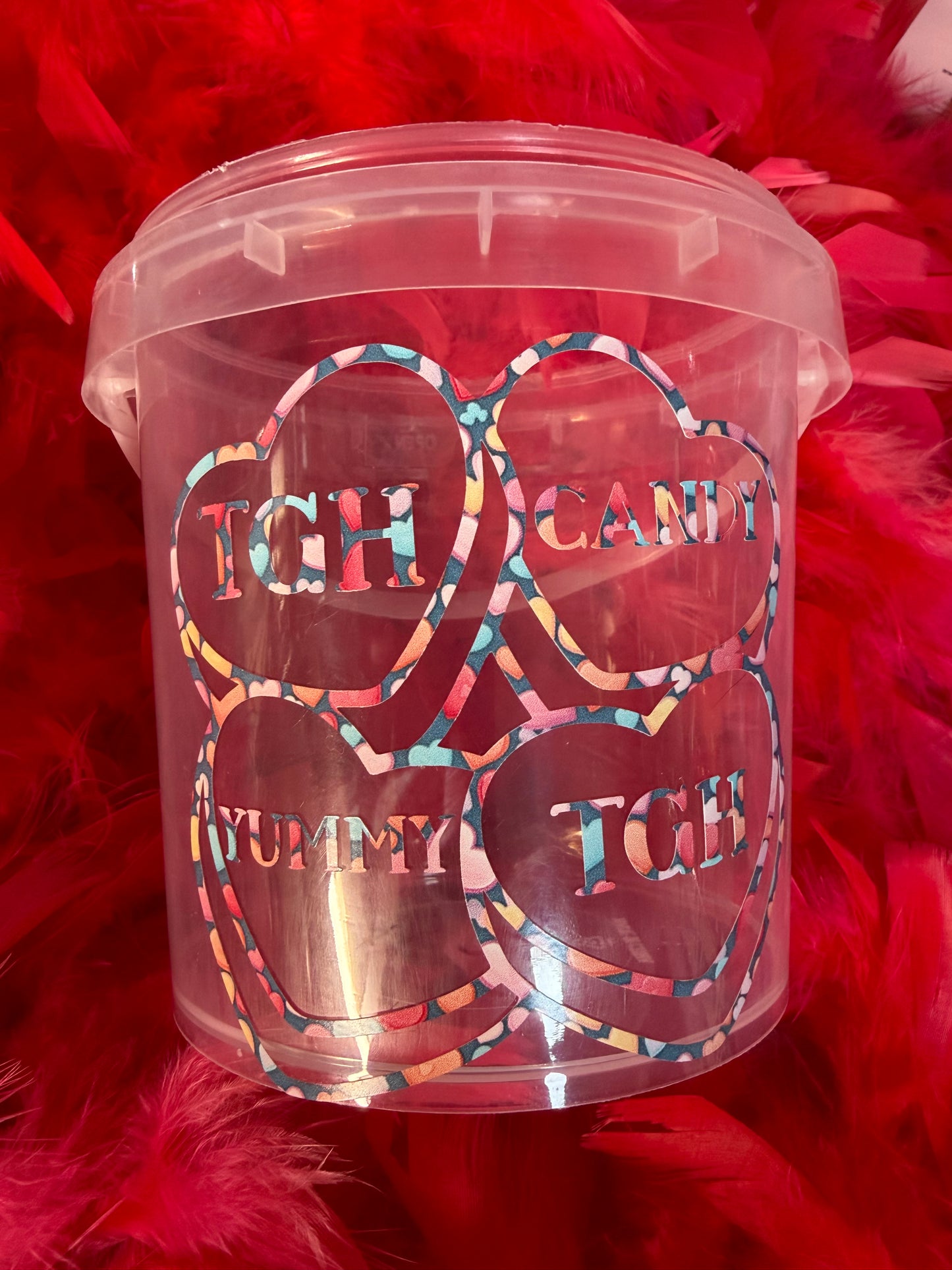 1 1/2 lb Valentine Gummy Bucket