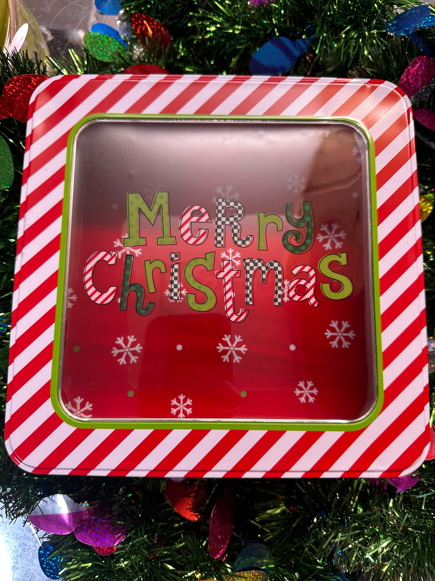 Christmas Snack Tins