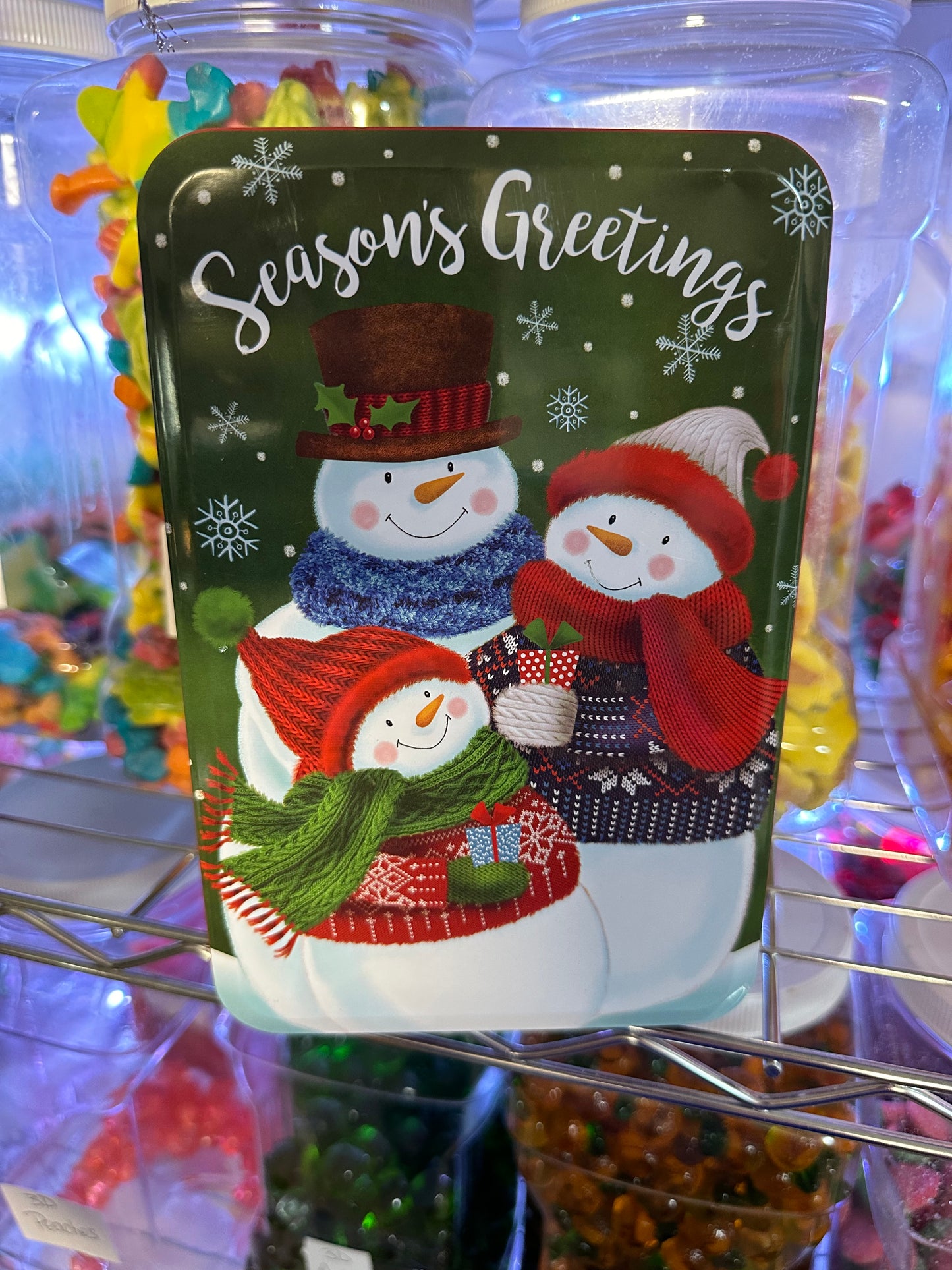 Christmas Snack Tins