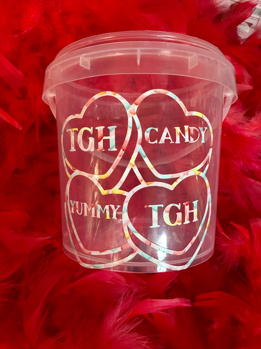 1 1/2 lb Valentine Gummy Bucket