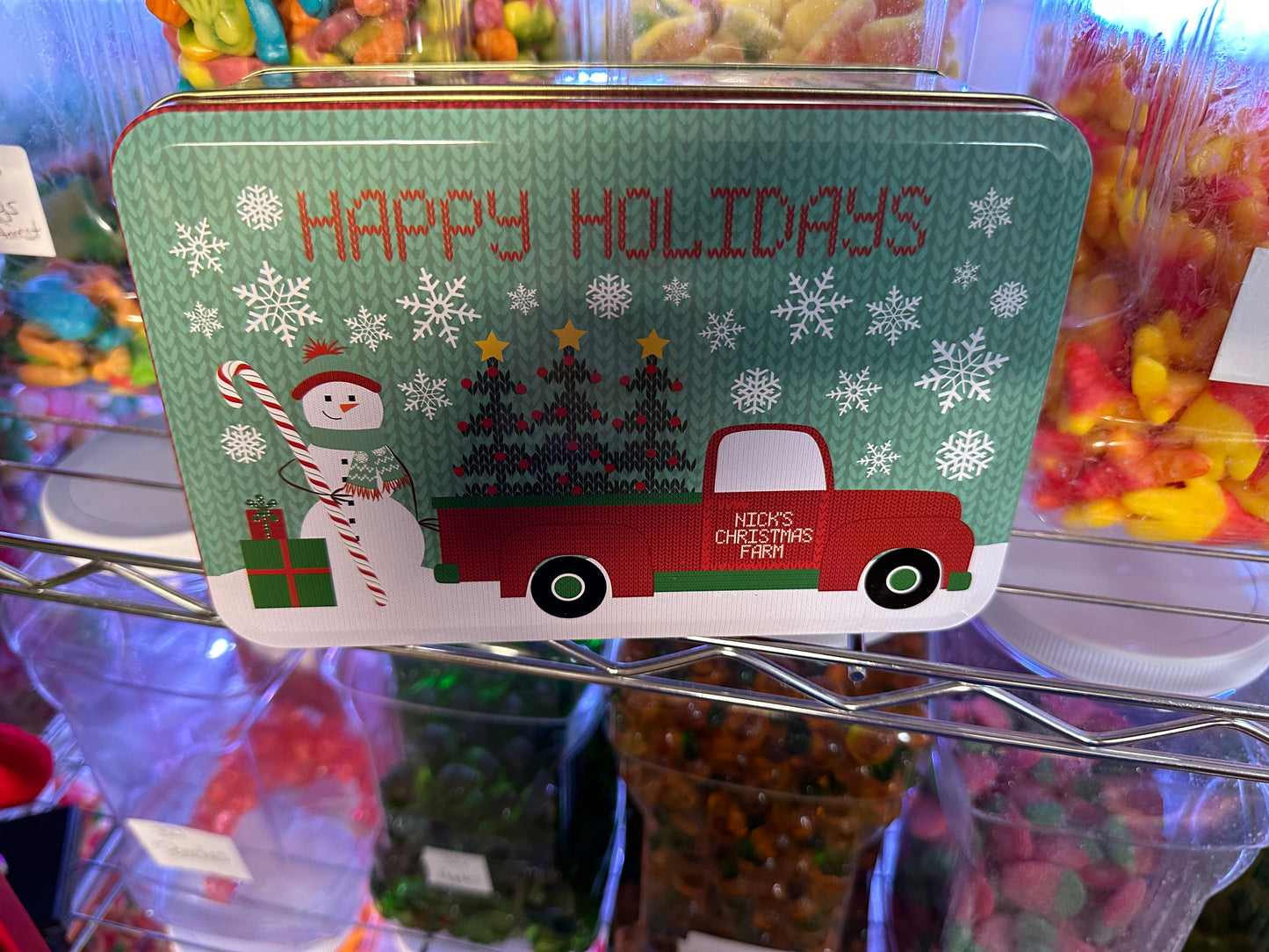 Christmas Snack Tins