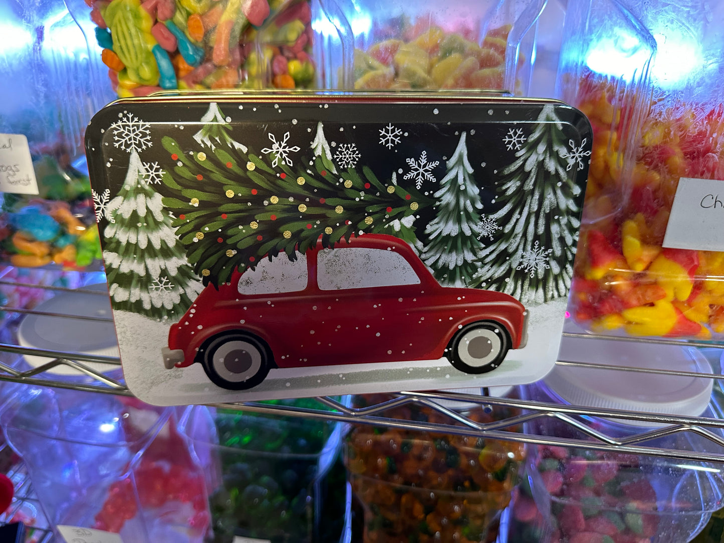 Christmas Snack Tins