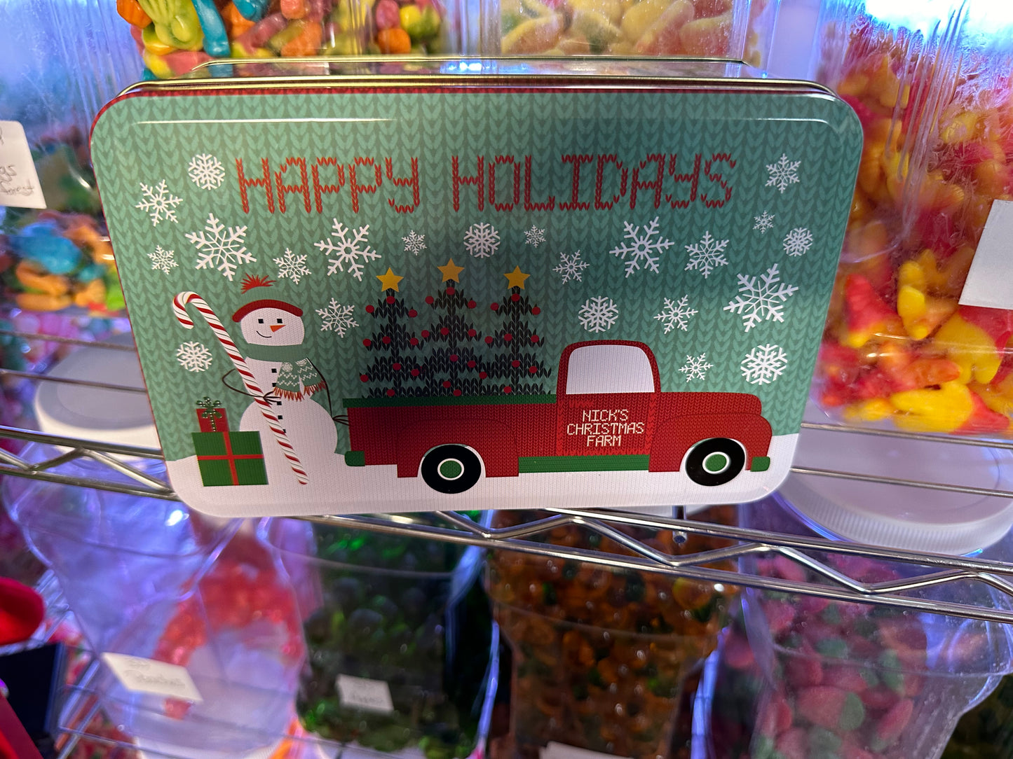 Christmas Snack Tins