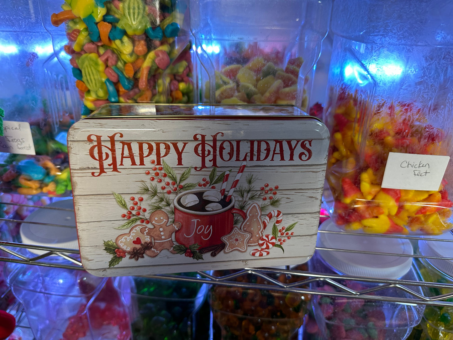 Christmas Snack Tins