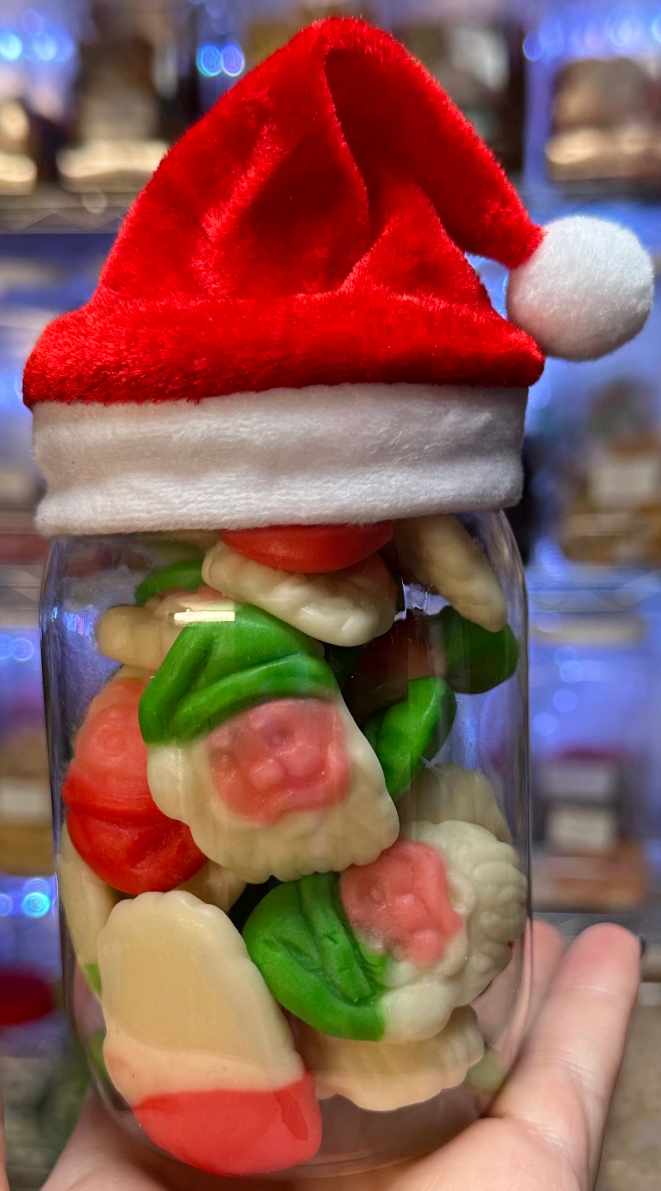 SUGAR FREE 1/2 lb Christmas Jars