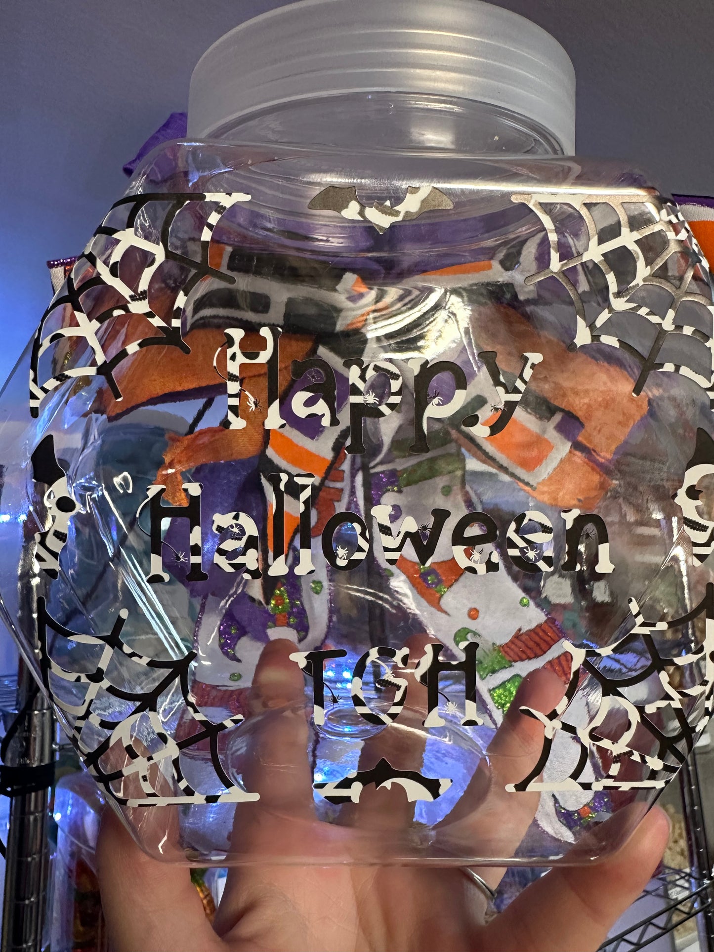 3 lb Halloween Hexagon Jar