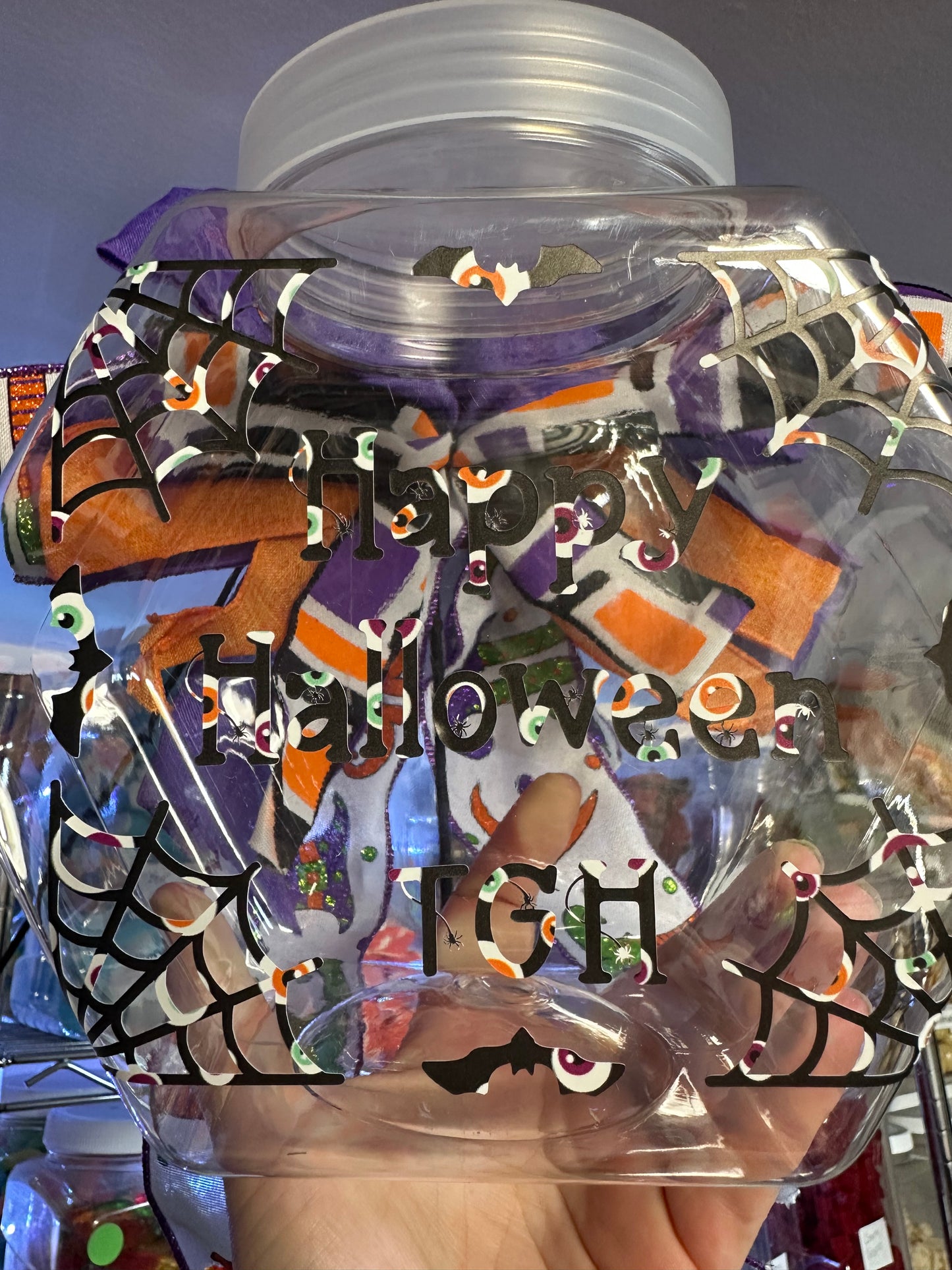 3 lb Halloween Hexagon Jar