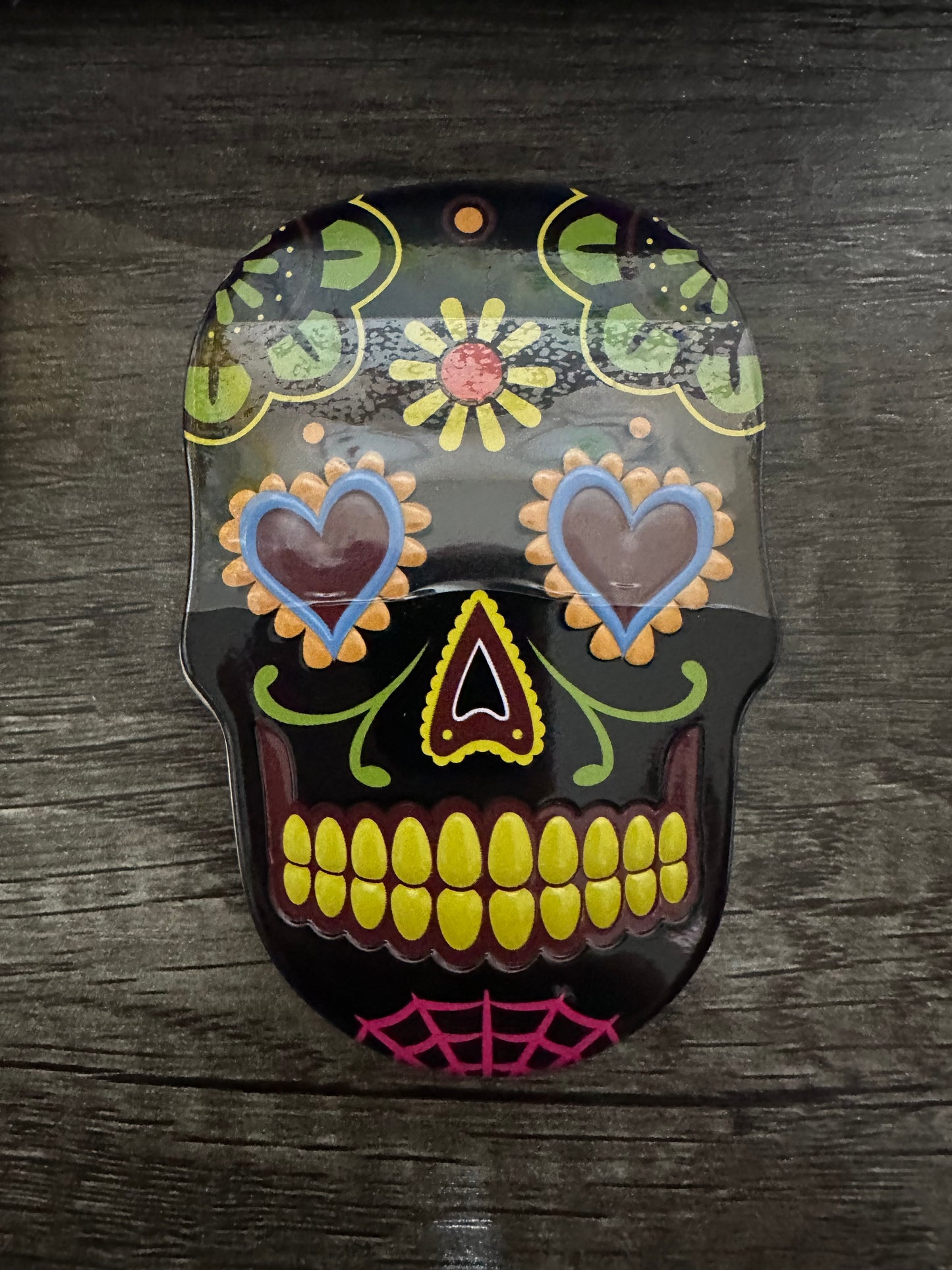 Halloween Sugar Skull Tin