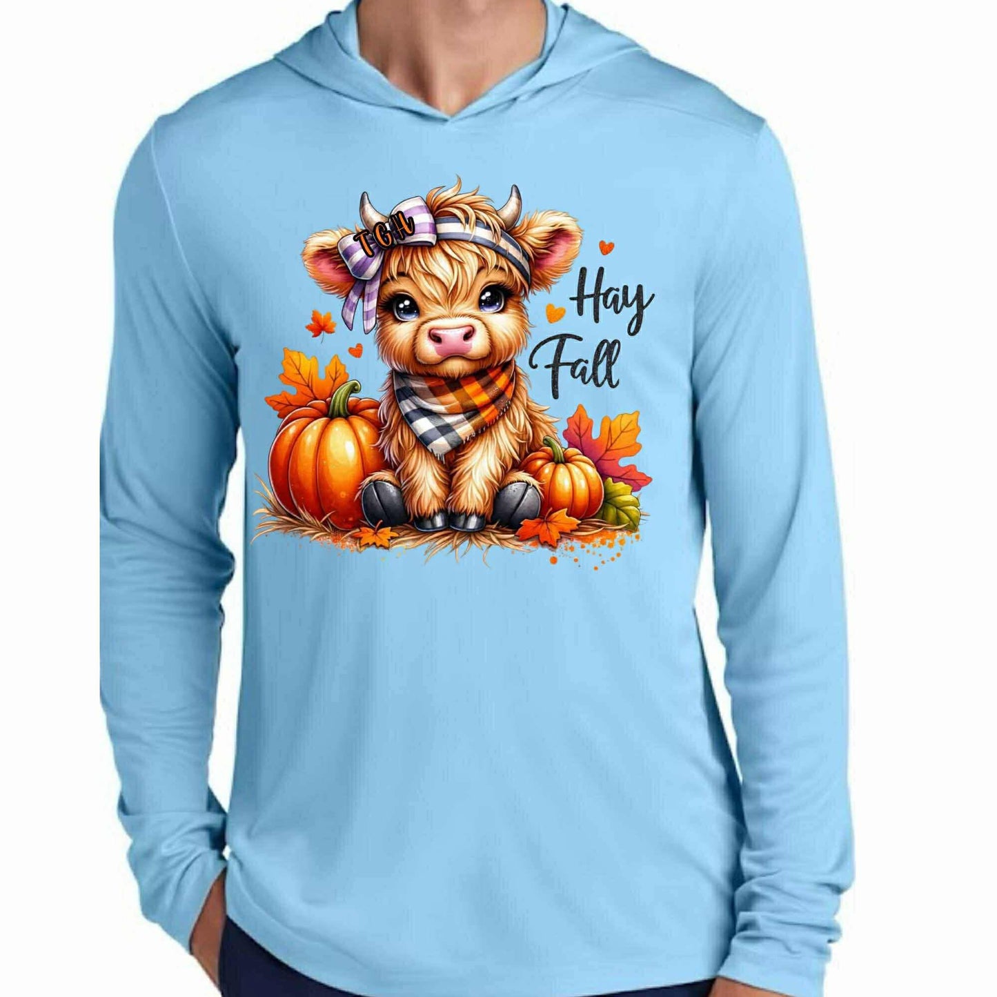 PRE-ORDER: Fall Highland Cow TGH Long Sleeve Shirt